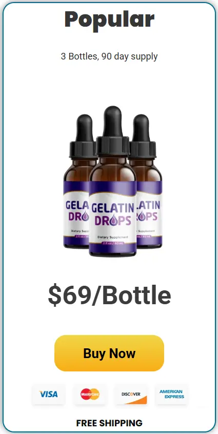GelatinDrops 90 day supply