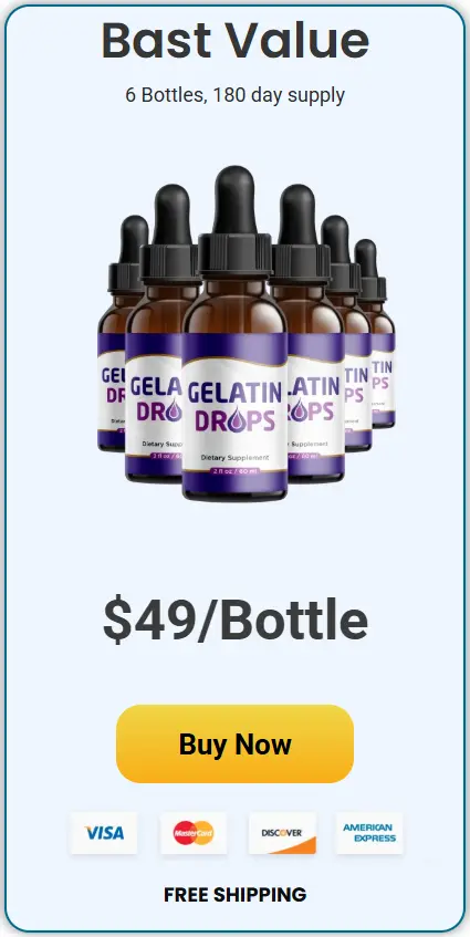GelatinDrops 180 day supply