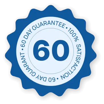 GelatinDrops 60 day money back guarantee badge